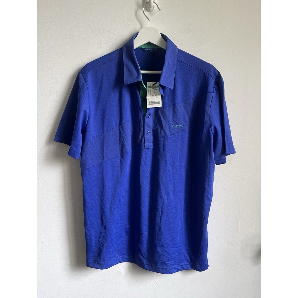 Paulbey Performance Golf Polo Blue Large